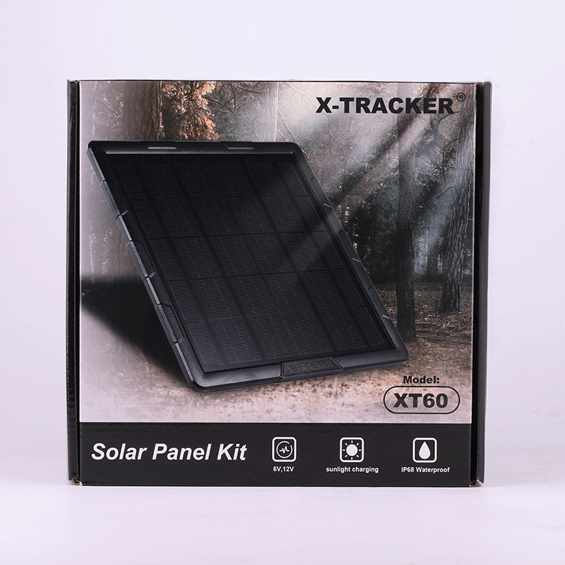5W 6V 12V Output 6000mAh Solar Panel Kits for 4G Cellular Wild Game Trail Cameras Built-in Rechargeable Battery Solar Charger