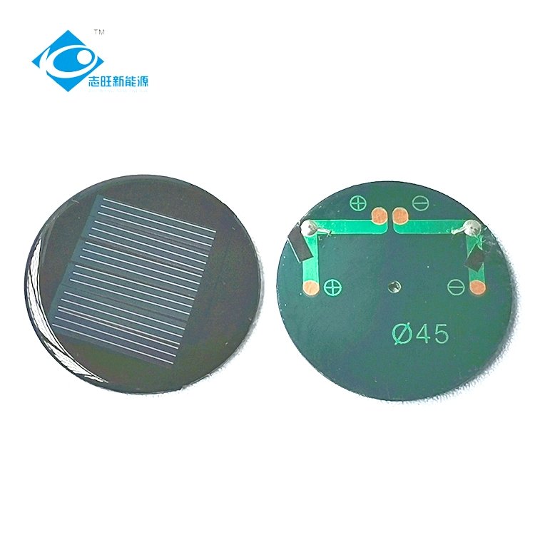 0.5V Epoxy Resin Solar Panel ZW-Dia45 Mini Solar Panels 1V 1.5V 2V 3V Lightweight Silicon Solar Panel Module