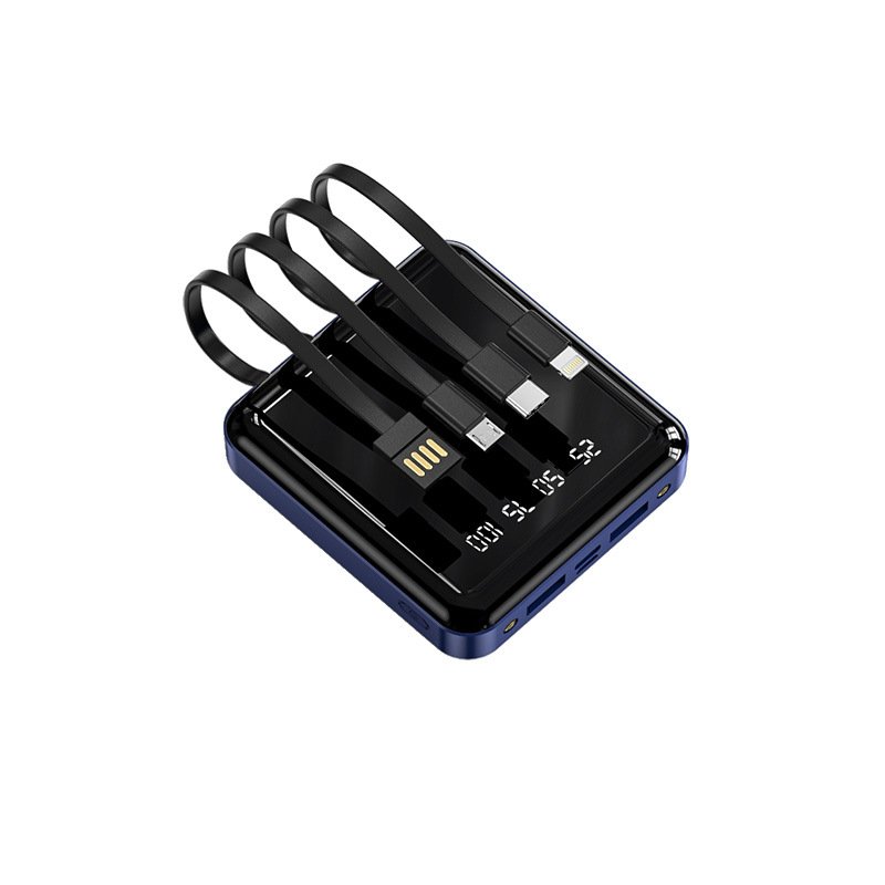 Wholesale New Mini Mobile Power with Large Capacity 20000 MA Fast Charging Full Mirror Custom Logo Printed Gift