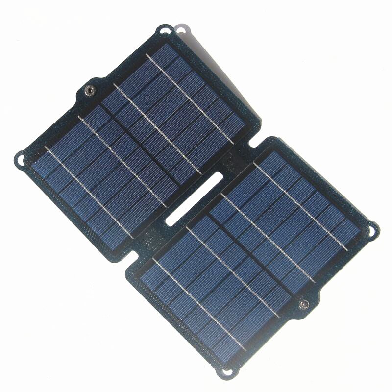 BUHESHUI 8W 5V ETFE Solar Panel Charger Dual USB Battery Charger For Mobile Phones Folding Solar Panel Solar Power