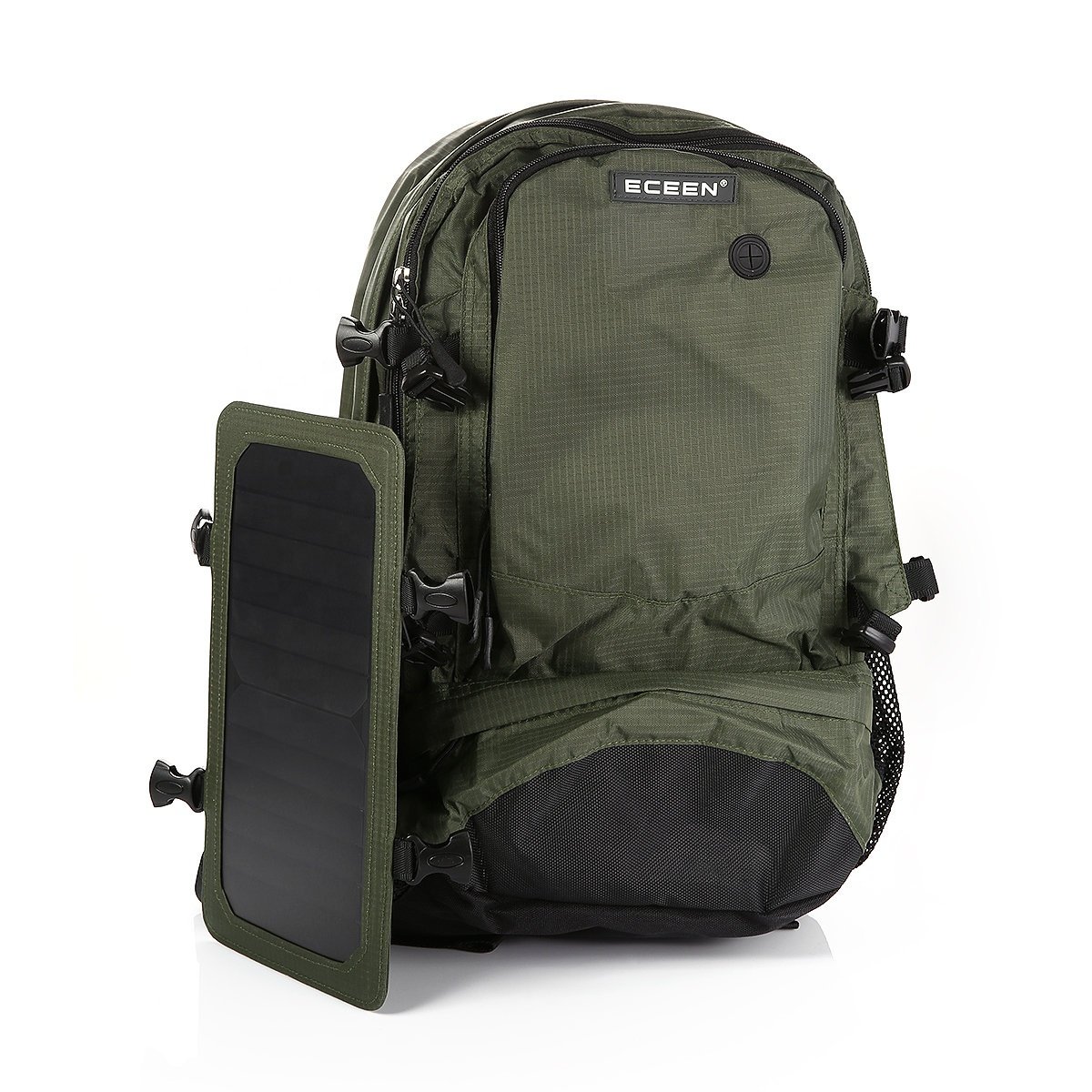 Slocable Custom Fashion Waterproof 10000mAh 7W Panel Solar Charger Outdoor Camping Backpack