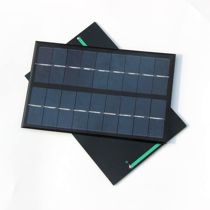 BUHESHUI 3W 9V Polycrystalline Solar Panel for Advertising Lamp Garden Light Charger Small Solar Cell 125x195MM