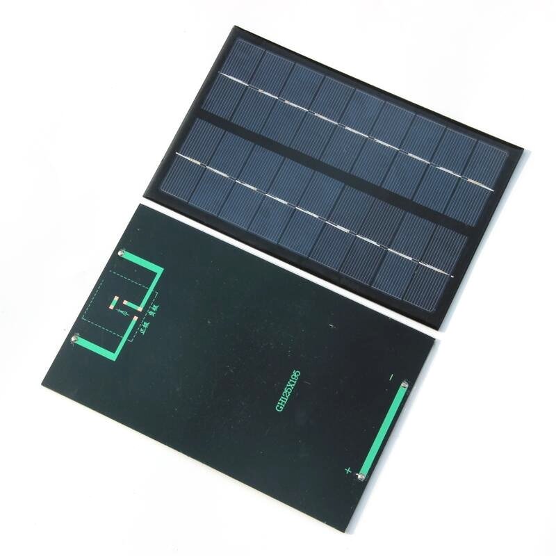 BUHESHUI 3W 9V Polycrystalline Solar Panel for Advertising Lamp Garden Light Charger Small Solar Cell 125x195MM