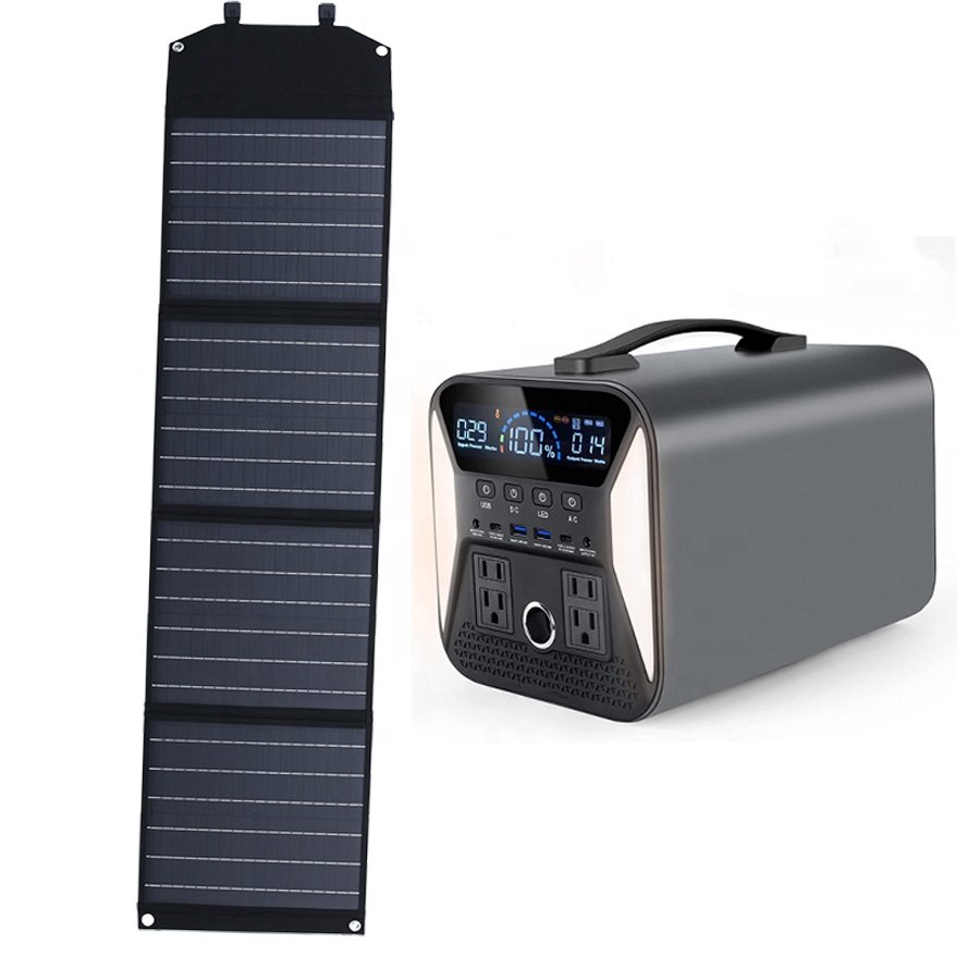 Ac adapter/Car charger/Solar Recharge Power System Multi-function Power Station Shenzhen Portable Power Station 1000W 2000W MPPT