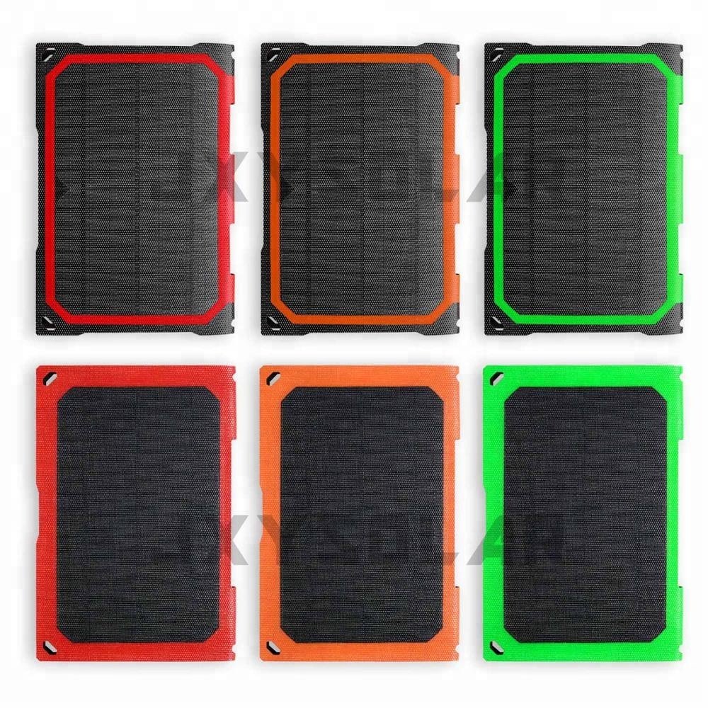 14W ETFE Mono Portable Foldable Solar Charger Use For Laptops Mobile Phones Digital Devices