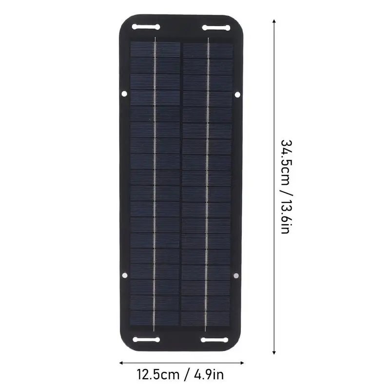 18V 12V Solar Panel Output Charger Used For Cars/Camping/Outdoor With Cigarette Lighter Plug /Battery Charging Crocodile Clip