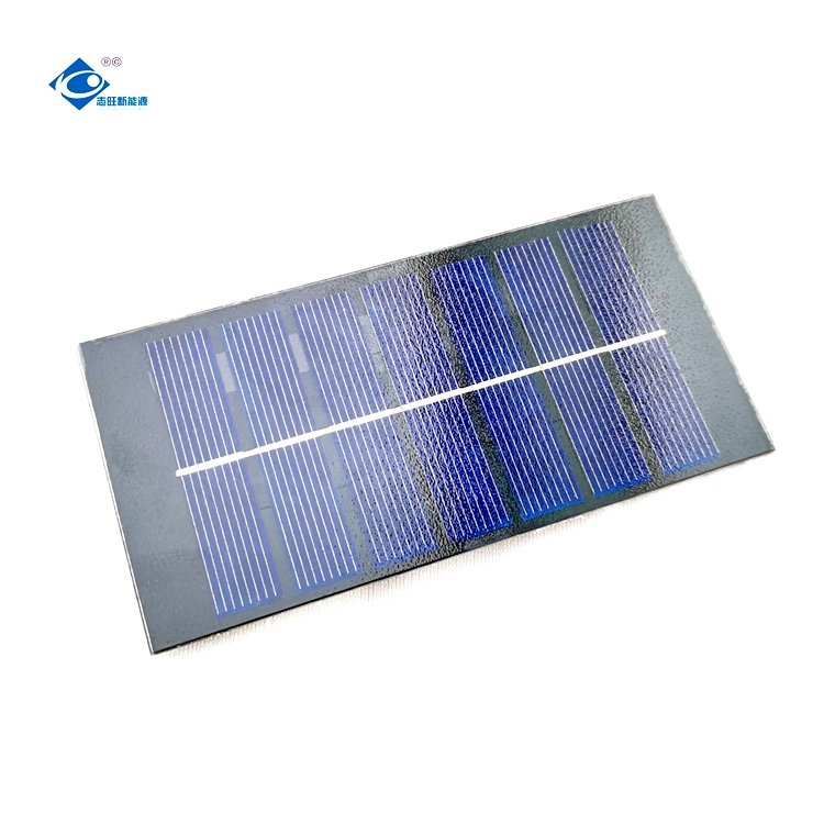 0.9W Portable Solar Panels Power Charger ZW-11858-G Glass Laminated Solar Panels 260mA Smart Electronics Mini Solar Panel 3.5V