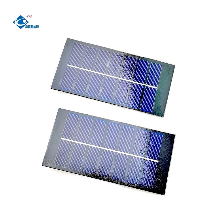 0.9W Portable Solar Panels Power Charger ZW-11858-G Glass Laminated Solar Panels 260mA Smart Electronics Mini Solar Panel 3.5V