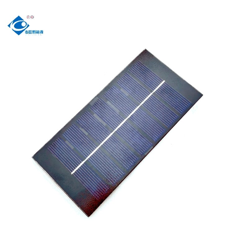 0.9W Portable Solar Panels Power Charger ZW-11858-G Glass Laminated Solar Panels 260mA Smart Electronics Mini Solar Panel 3.5V
