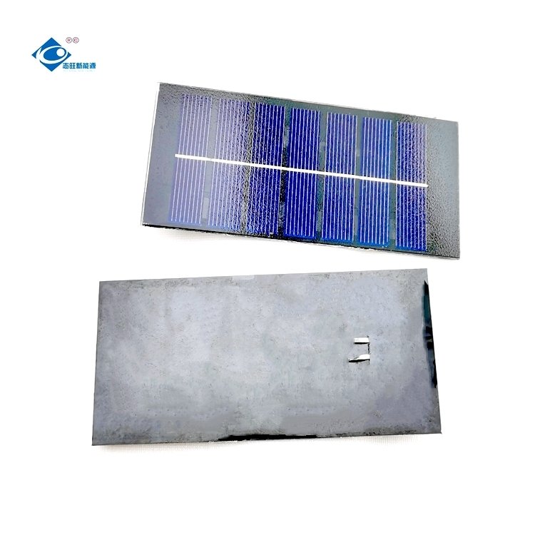 0.9W Portable Solar Panels Power Charger ZW-11858-G Glass Laminated Solar Panels 260mA Smart Electronics Mini Solar Panel 3.5V