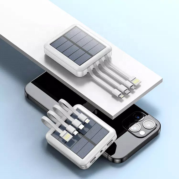 Portable Square Shape Mini 10000Mah Battery Charger Powerbank Portable Power Bank For iPhone Type-C Micro Power Banks