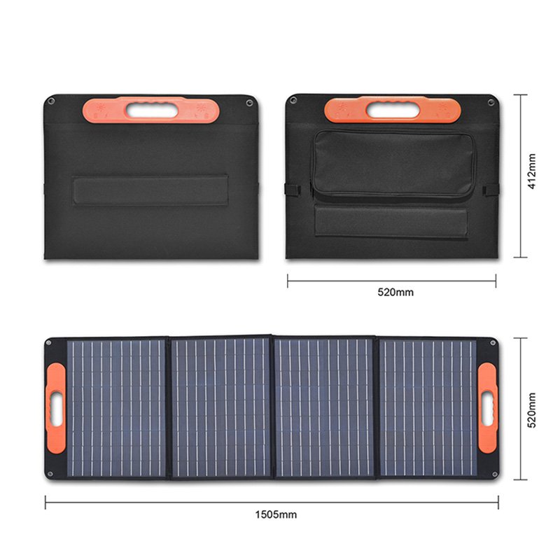 Highfly EU Warehouse A11 120W 18V Outdoor Solar Charger Solar Panel System Portable Foldable Flexible Solar Panel