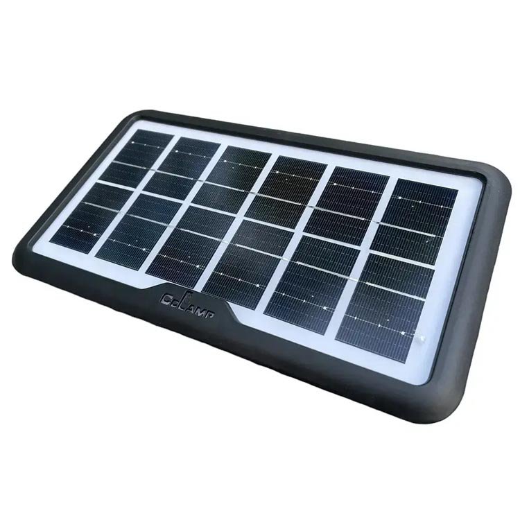 CL635 6V 3.5W mini solar panel 5in1 cable charger panel waterproof 3.5w small solar charger panel with 3M wire for camp travel