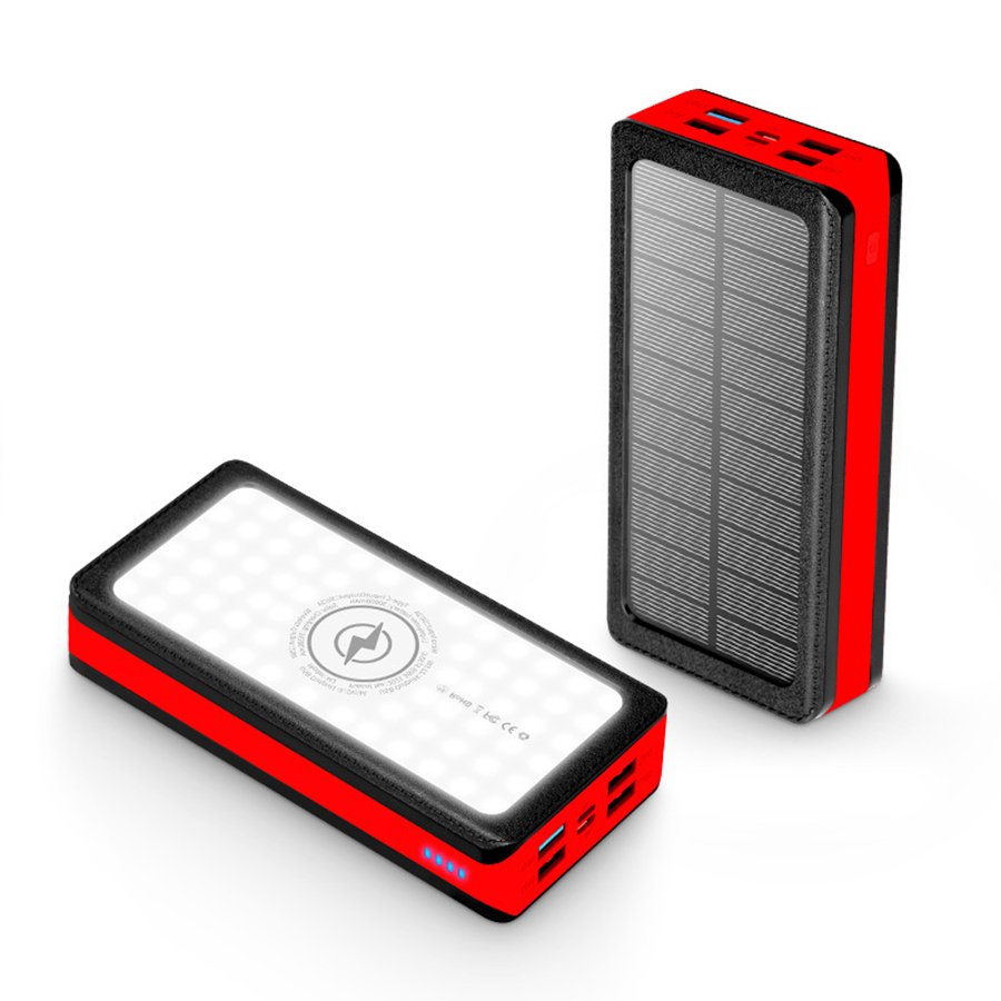 Factory Supply Discount Price Solar Power Bank Wireless Portable Charger 30000Mah 60000Mah Power Bank