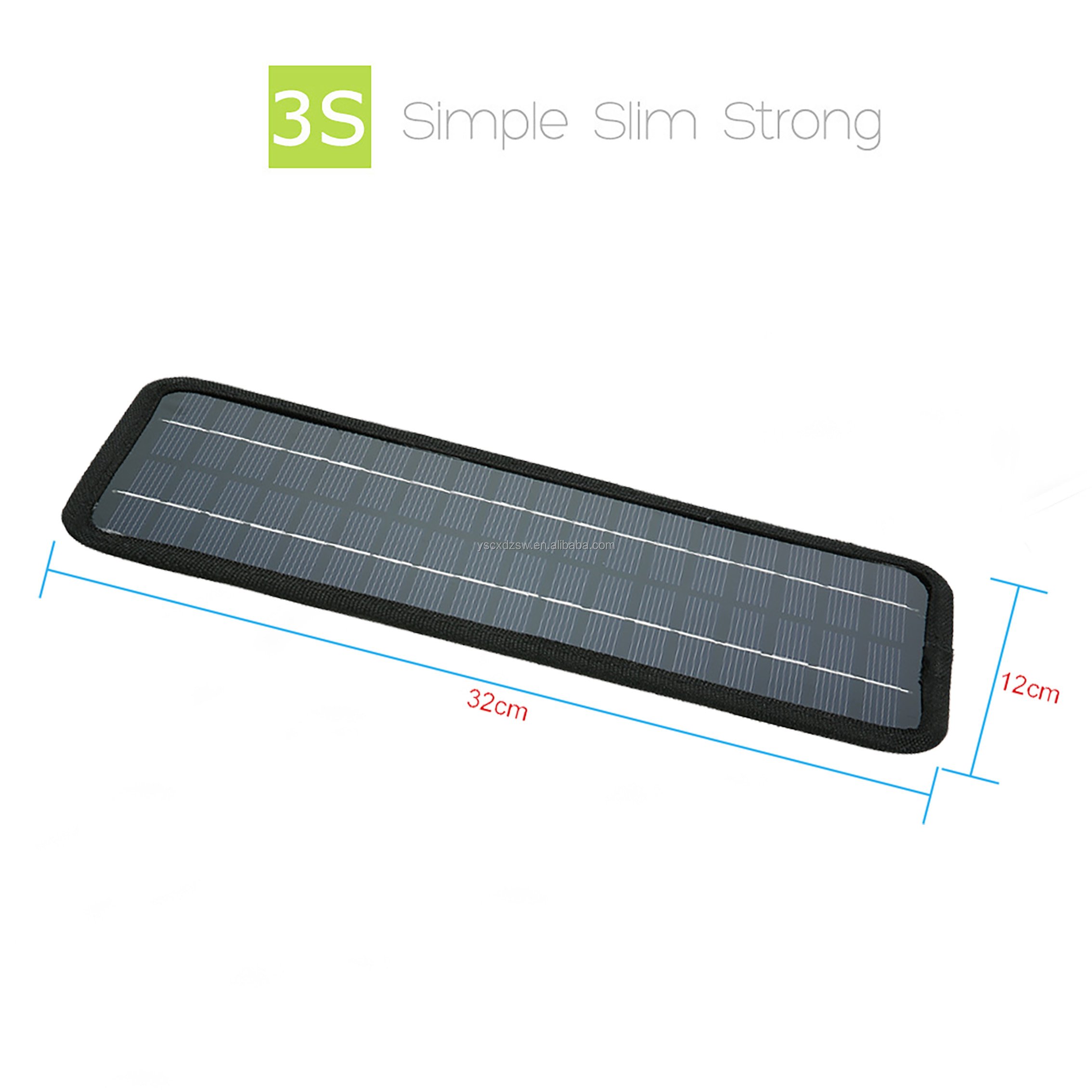 5W car 18V lead-acid battery solar charging board car solar charger