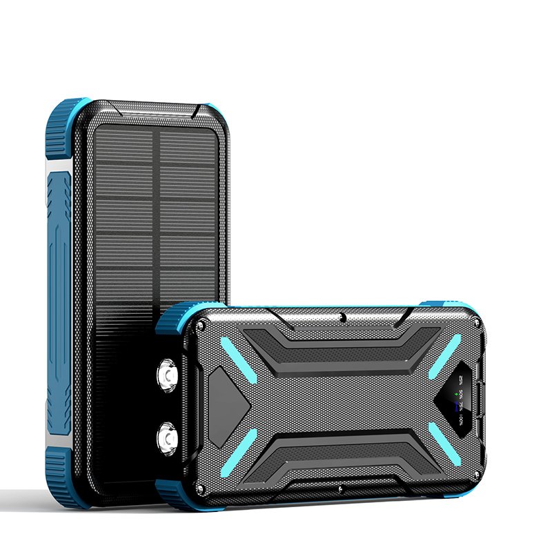 2024 New Arrival 20000 Mah Power Supply Solar Portable Wireless Charger Best Power Bank For Mobile Phone Outdoor Backpacking