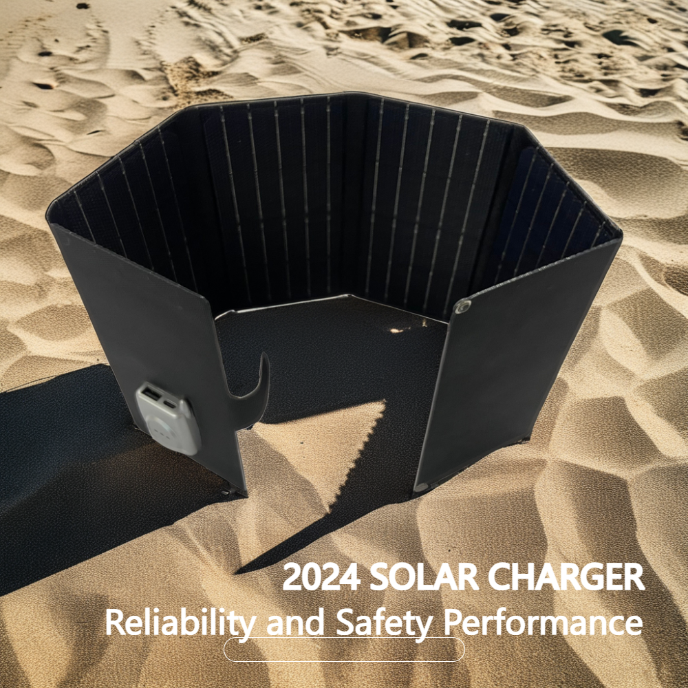 2024 Hot Style Solar Charger Power Bank 23W Portable Foldable Application Of Solar Panel for Laptop Cell Mobile
