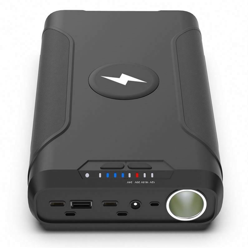 Custom LOGO 60000mah 72000mAh Solar Charger Powerbank USB Portable Power Station Power Bank For Laptop With LED Lights