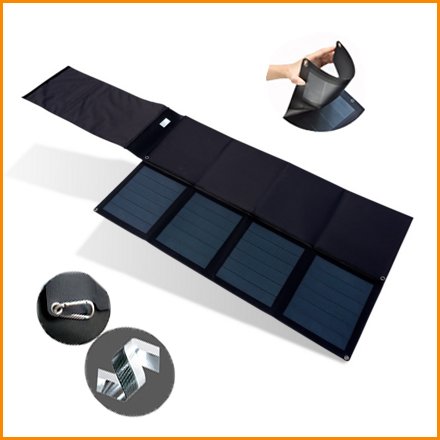 Portable foldable flexible solar power panel for charging solar power banks