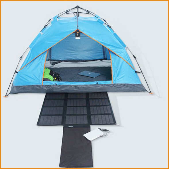 Portable foldable flexible solar power panel for charging solar power banks