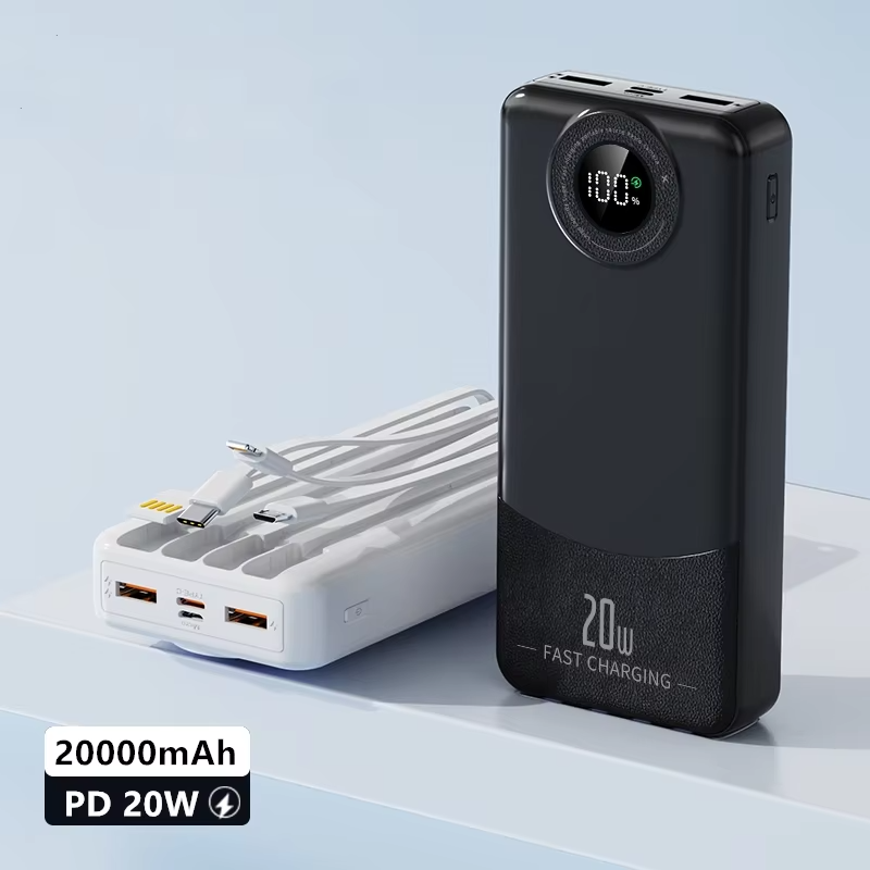 Portable Charger Power Bank 20000mAh -22.5W Fast Charging External Battery Pack Charging Bank 6 Outputs & 3 Inputs Phone Charger