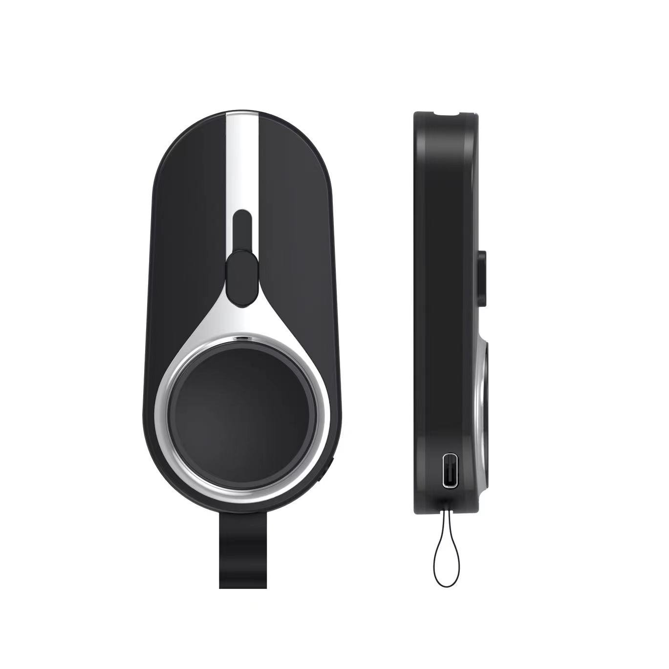 Christmas Gift 4 In 1 Key Chain Power Bank Wireless Charging For iWatch Mini Portable Solar Power Bank 3000mAh Type-c