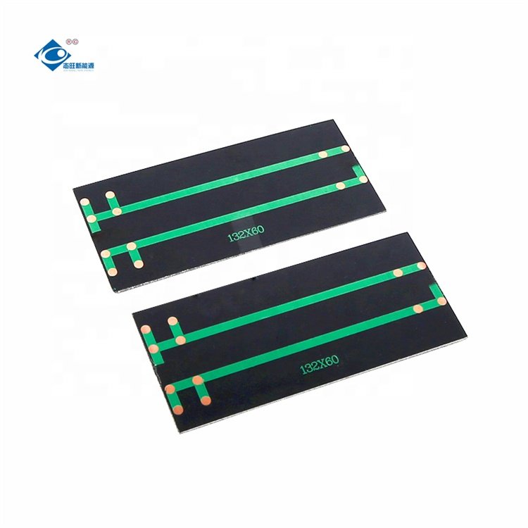 5V PET Solar Photovoltaic Panel ZW-13260P Thin Film Solar Panel 0.6W Waterproof Portable Solar Panel Charger
