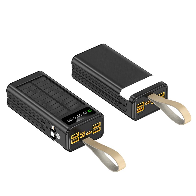 Factory Wholesale Digital Display huge capacity 30000mah power banks portable mobile charger Solar fast Charging power bank