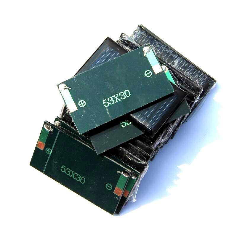 BUHESHUI 0.15W 5V Monocrystalline Solar Panels Mini Solar Panel DIY Photovoltaic Panels Solar