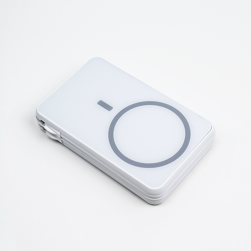 2024 New Fast Charging 20000mAh Wireless Magnetic Power Banks Chargers 2 in 1 Power Bank Wireless Power Bank
