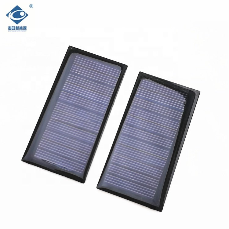 Epoxy Resin Solar Panel 0.35W Mini Portable Solar Panels Charger ZW-8040-5.5V Lightweight Silicon Solar Panel Module