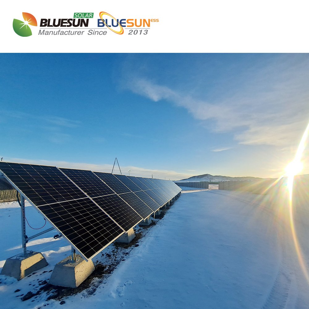 Bluesun New Arrivals N-type solar panels 550w 580w 600w bifacial solar panel Topcon solar panels to power house