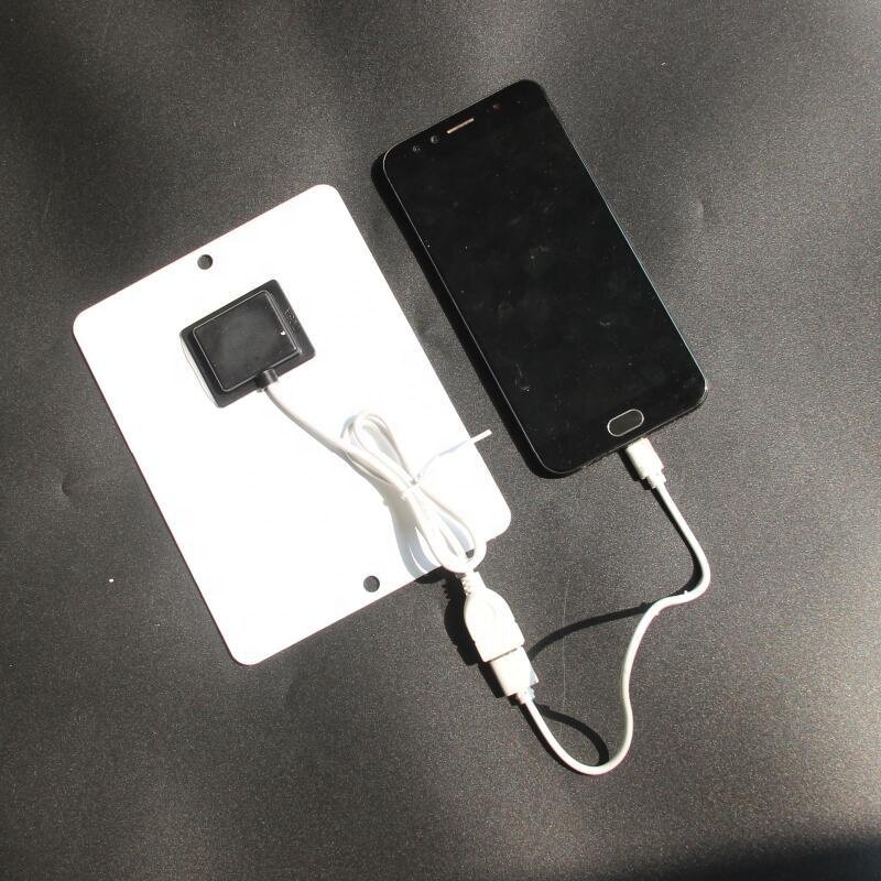 3W 5V Easy Carry Solar Phone Charger Solar Power Bank Charger Ideal for Outdoor Use Semi-Flexible Polycrystalline Solar Panel