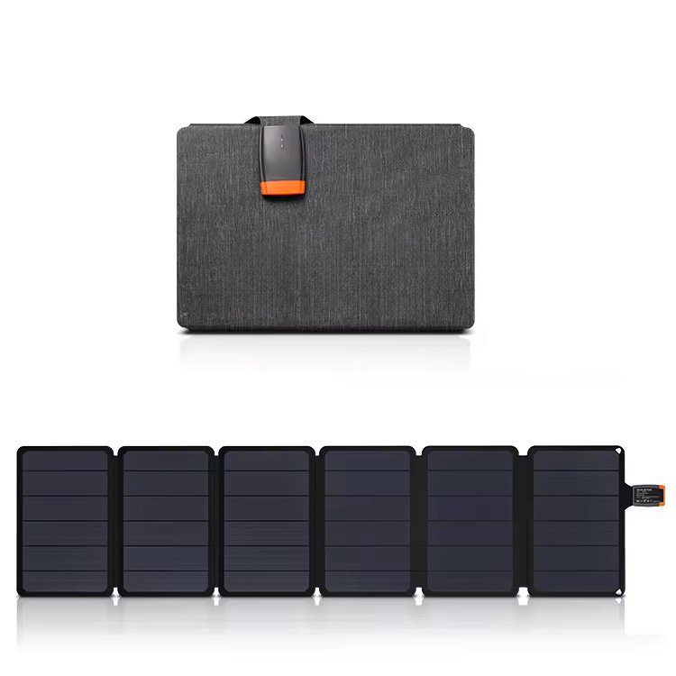Portable 56W mono folding solar panels foldable solar charger for mobile phone battery power bank