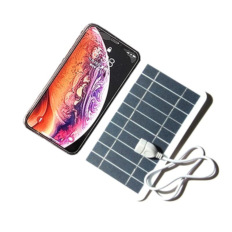 High Quality Factory 2W 10W 5V Solar Charger Panels Mobile Power Bank Outdoor Charger Portable