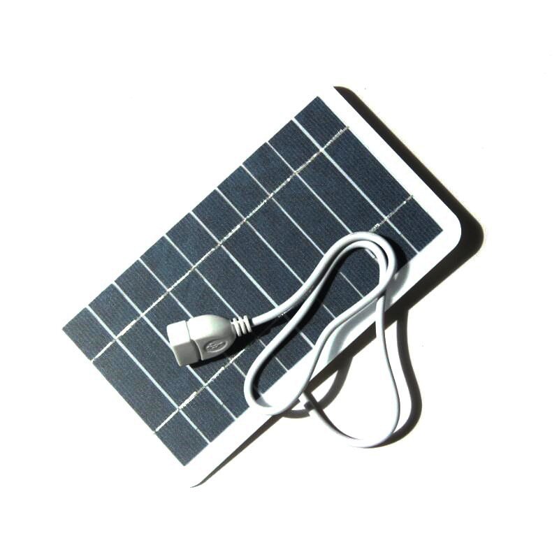 High Quality Factory 2W 10W 5V Solar Charger Panels Mobile Power Bank Outdoor Charger Portable