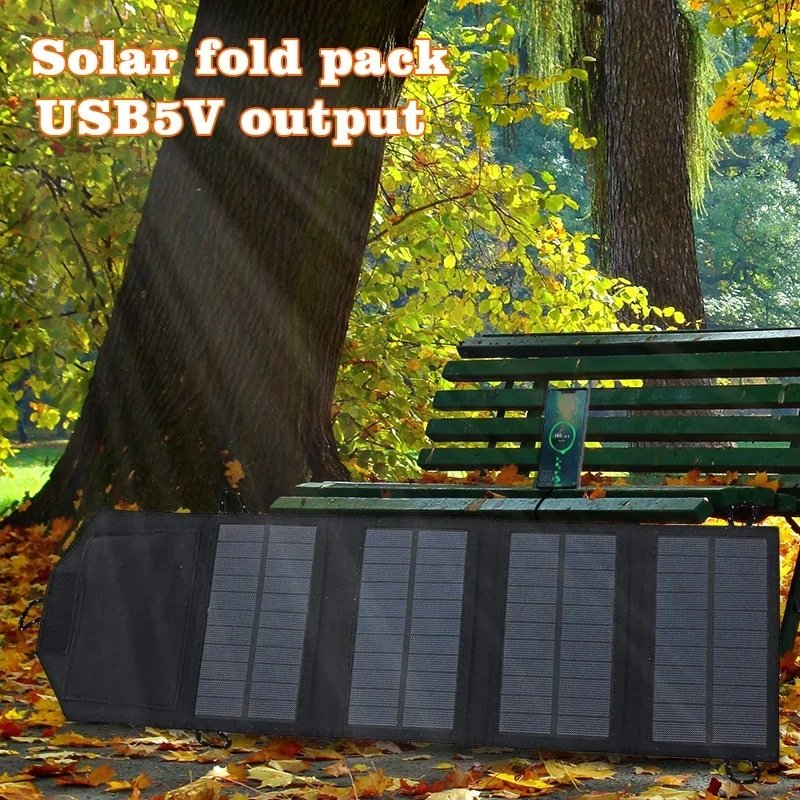 7W 15W 20W 50W 60W mono folding solar charger charging mobile phone power charger foldable solar foldable bag outdoor charging