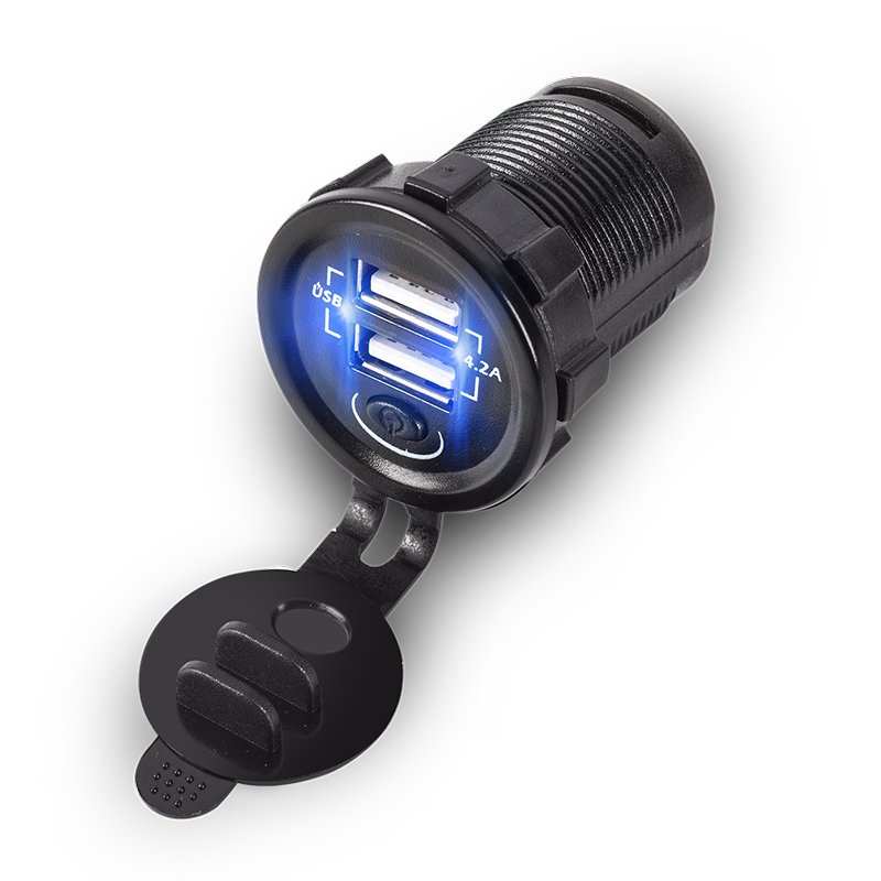 Wholesale High Quality 24V Car Charger Electric Cigarette Lighter Modification 100W Power Mobile Phones Smart Watches Cameras US