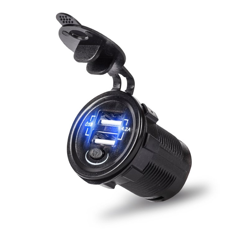 Wholesale High Quality 24V Car Charger Electric Cigarette Lighter Modification 100W Power Mobile Phones Smart Watches Cameras US