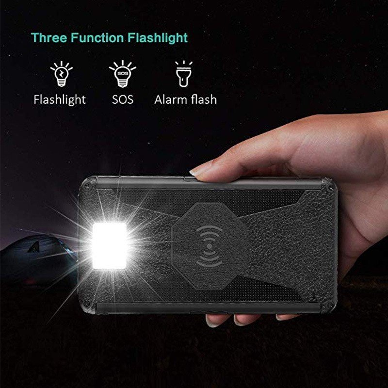 Portable Outdoor Foldable Solar Power Supply Bank 20000 Mah MPPT Type Detachable Design
