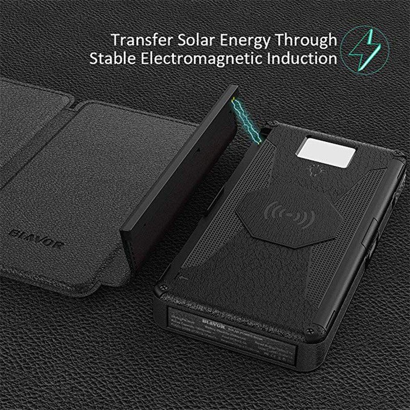 Portable Outdoor Foldable Solar Power Supply Bank 20000 Mah MPPT Type Detachable Design
