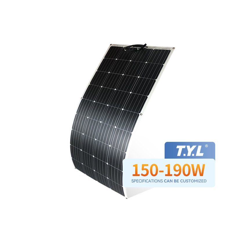 T.Y.L Solar Panel Manufacturers Wholesale OEM 150w flexible solar panels panneau solaire solor panel lovsun for roof top