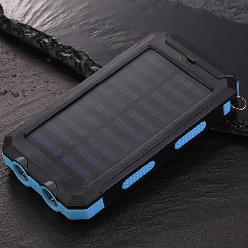Best Waterproof 20000mAh Solar Charger with Compass Outdoor Solar Power Bank 20000mAh with Two Strong Flashlight Hot on Amazon