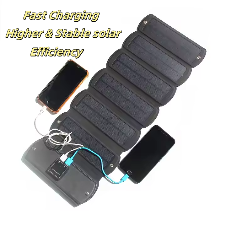 Hot Selling Mini Solar Panel Foldable Customized Solar Charger 11W For usb Charger Mobile phone Iwatch