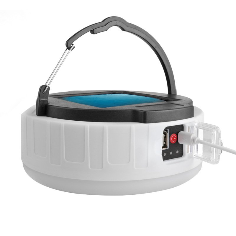 New LED Multifunctional Camping Outdoor Portable Hanging Remote Control Solar Camping USB Charging Stall Light