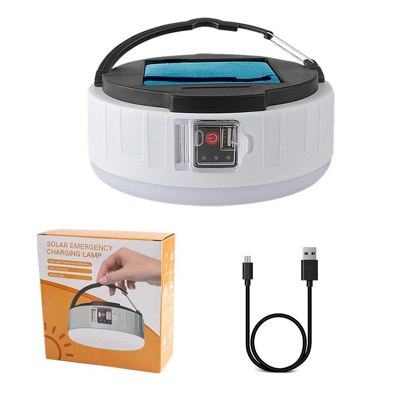 New LED Multifunctional Camping Outdoor Portable Hanging Remote Control Solar Camping USB Charging Stall Light