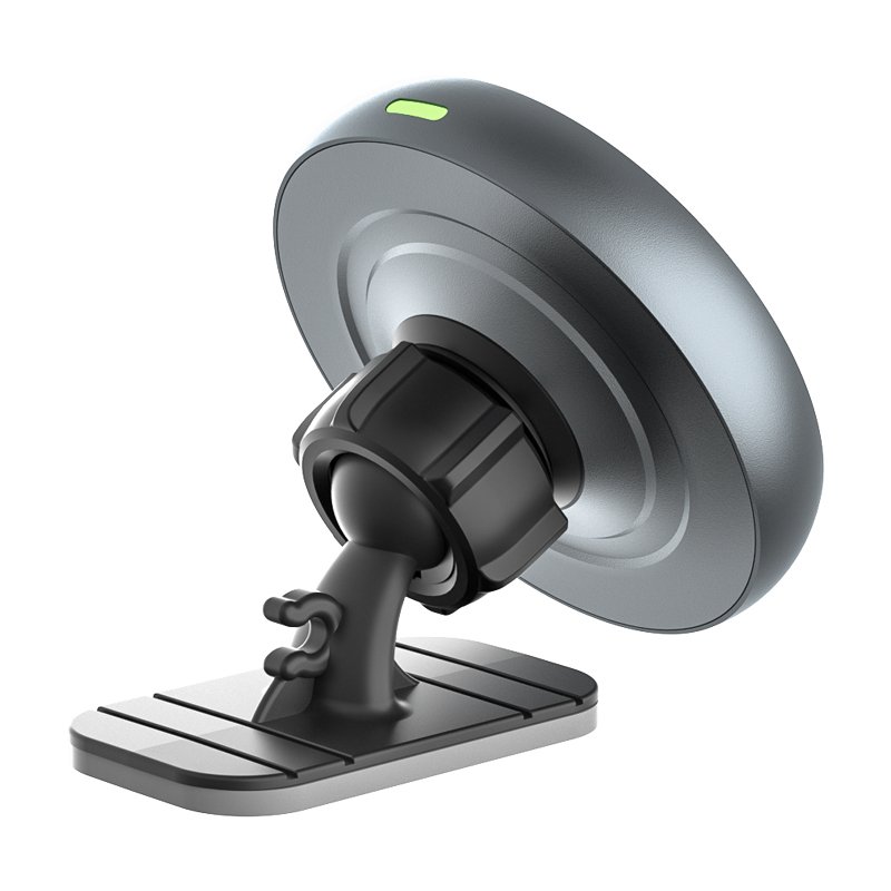 Metal 15W Wireless Car Charger For iPhone15 Car Charger Magnetic Car Wireless Charger