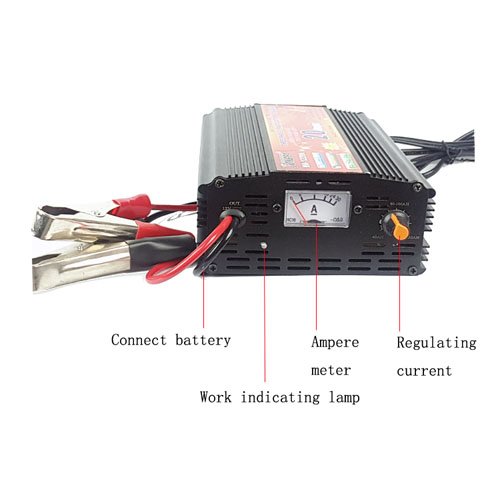 Suorui Battery Charger 20A Power Battery Charger 12V Good Quality Solar Charger with Four-Phase Charging Mode MA-1220