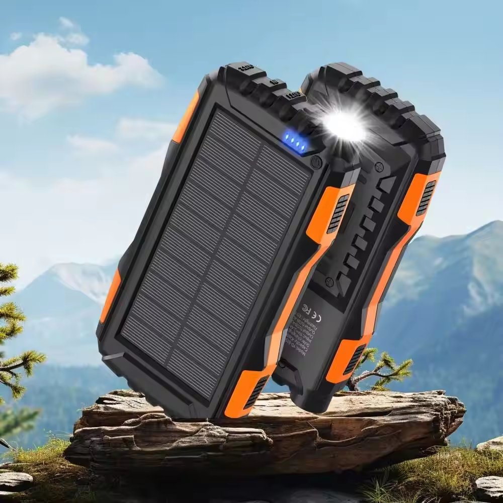 Mobile Powerbank 20000 mAh Portable Powered 20000Mah Power Bank Solar Fast Charger For All Phone Models