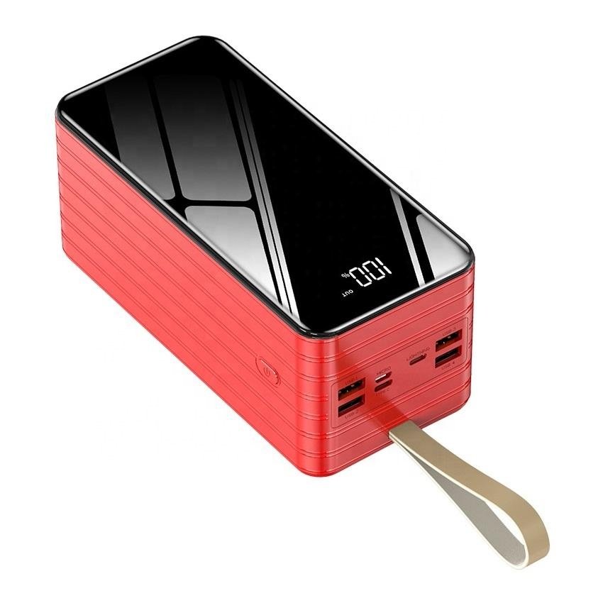 80000mAh Portable Power Bank Charger Fast Digital Display Polymer Battery for iPhone for Outdoor Use